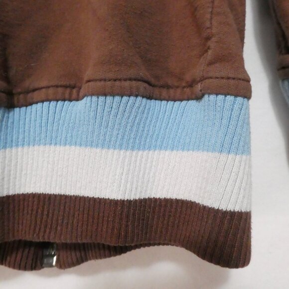 NIKE | size 6 | Brown Zip-Up Hoodie | Embroidered NIKE Logo - Picture 13 of 15